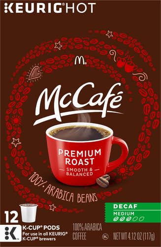 McCafe Decaf Premium Roast Keurig K-Cup, 12 ct