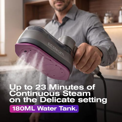 Elite Handheld Garment Steamer & Iron 2-in-1 Travel Clothing Steamer