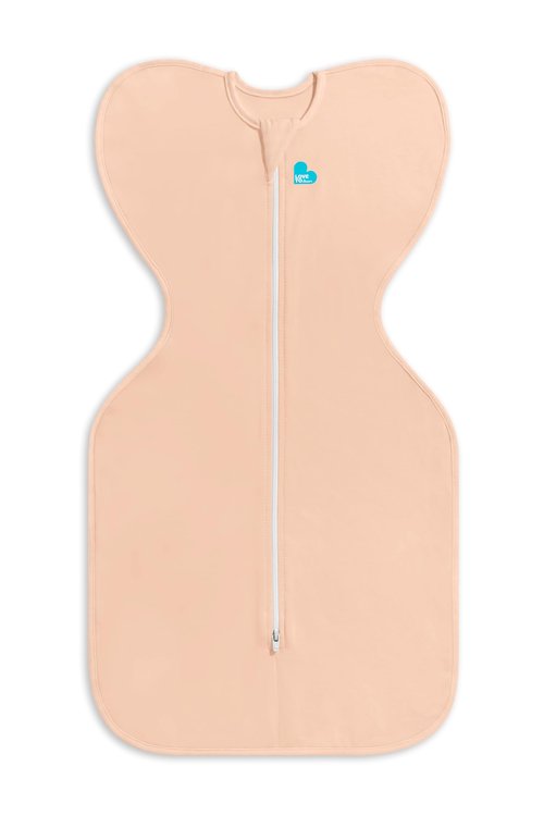 Love to Dream Swaddle UP, Baby Sleep Sack, Self-Soothing Swaddles for Newborns, Get Longer Sleep, Snug Fit Helps Calm Startle Reflex, Newborn Essentials for Baby, 1.0 TOG, Medium 13-19 lbs, Coral