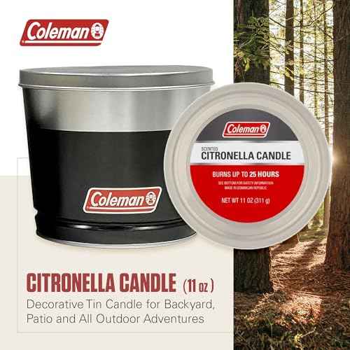 Coleman Outdoor Citronella Candle, Decorative