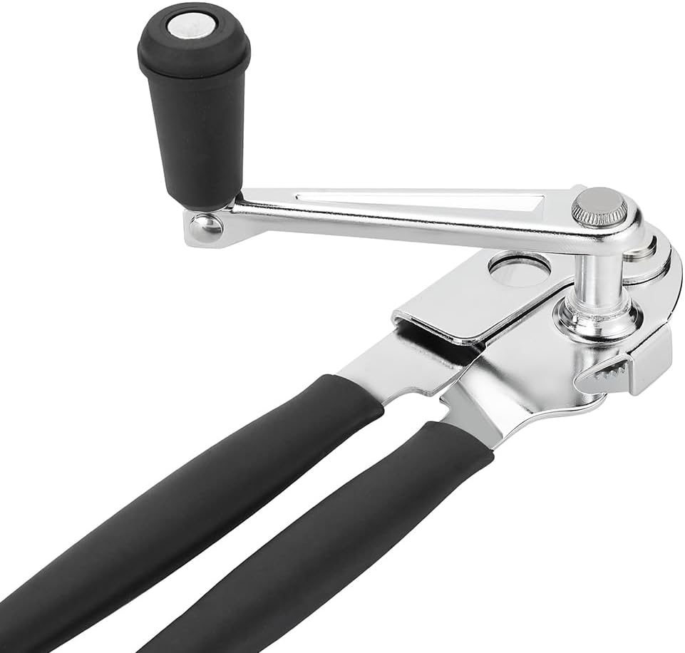 Skiennix Manual Can Opener - Ergonomic Easy-Turn Crank for Seniors | Heavy-Duty Design for Restaurants
