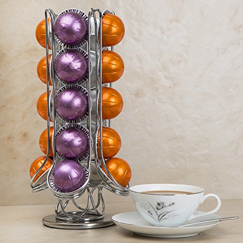 Insight Vertuo Coffee Pod Carousel -- Holds up to 20 Vertuoline Capsules