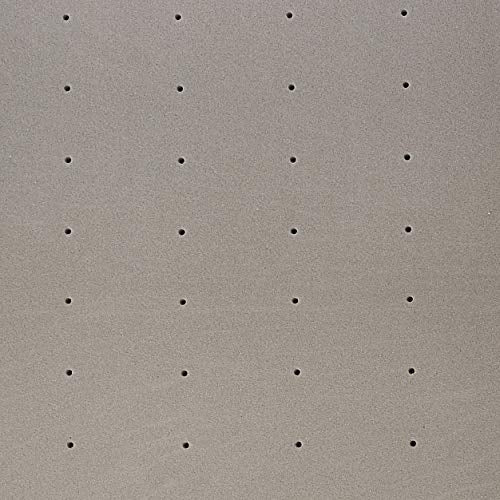 Lucid 3 Inch Mattress Topper Twin – Memory Foam – Bamboo Charcoal Infusion – Cooling Ventilation – Hypoallergenic – CertiPur Certified Foam, White and Grey