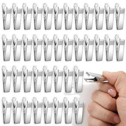 40 Pcs Metal Alligator Clips for Crafts Photo Hanging Wire Organizer