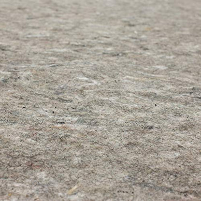 Mohawk Home Non Slip Rug Pad 8' x 10' - 1/4" Thick Felt + Latex Rubber Gripper - Dual Surface Cushion for Hardwood, Carpet, Tile Floors, Made in USA