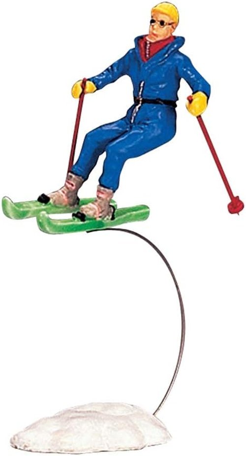 Lemax Village Collection Weekend Skier Figurine - Charming Winter Decor | Perfect Holiday Gift