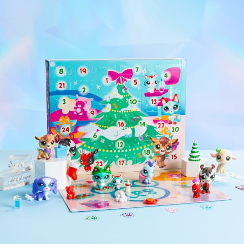 Littlest Pet Shop Holiday Advent Calendar with 8 Pets & Accessories