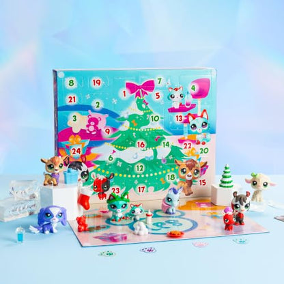 Littlest Pet Shop Holiday Advent Calendar with 8 Pets & Accessories