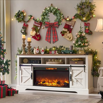 Red Buffalo Plaid Wreath Sash Set for Front Door Holiday Decorations - 2 Pack