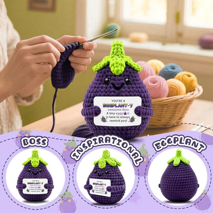 Boss Lady Gifts for Women Boss Appreciation Day Office Decor Crochet Ornament