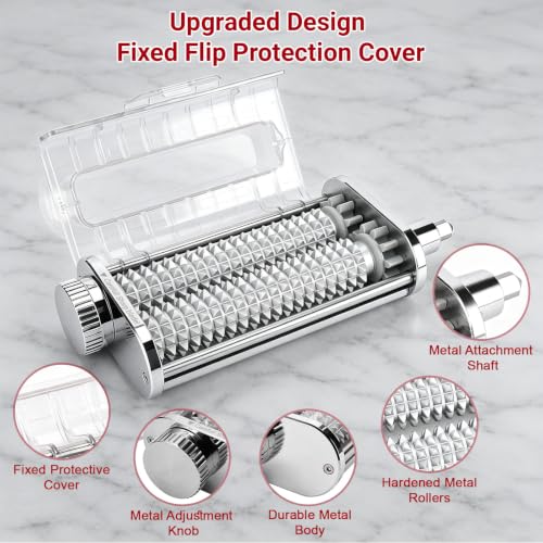 Meat Tenderizer Attachment for KitchenAid Stand Mixers - Stainless Steel