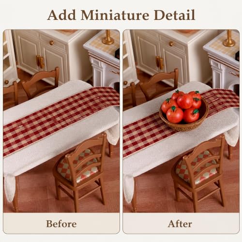 Miniature Red Resin Apples Set - 10 Tiny 0.5 Inch Food Props & Decor