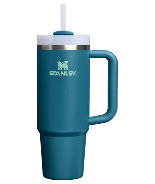 STANLEY Quencher H2.0 Tumbler with Handle and Straw 30 oz | Flowstate 3-Position Lid | Cup Holder Compatible for Travel | Insulated Stainless Steel Cup | BPA-Free | Coastal Teal
