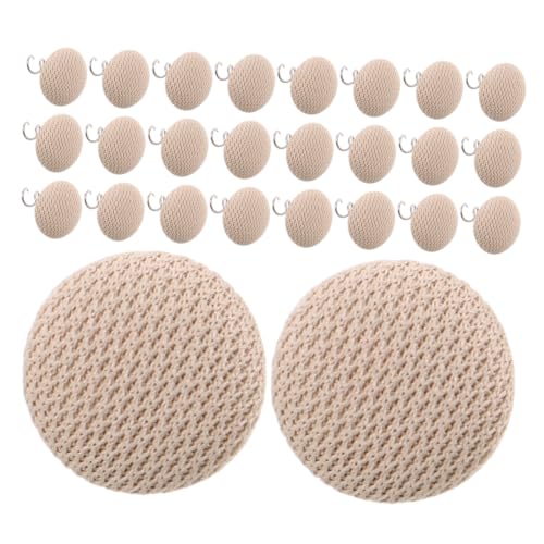 Fabric Covered Button Twist Pins 30pcs for Bed Skirts and Slipcovers