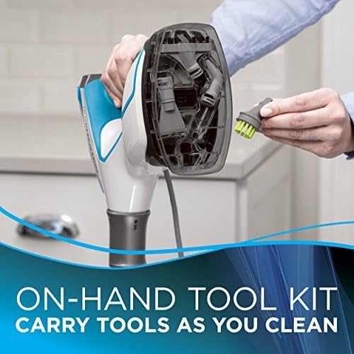 BISSELL PowerFresh Slim 3‑in‑1 Steam Mop & Handheld Steamer, Extension Wand, On‑Board Tool Kit, Multi‑Surface Cleaner for Sealed Hard Floors 2075A