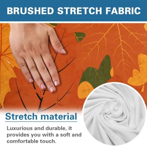 Fall Maple Recliner Slipcover - Vintage Fall Maple Style, Stretchy Furniture Protector