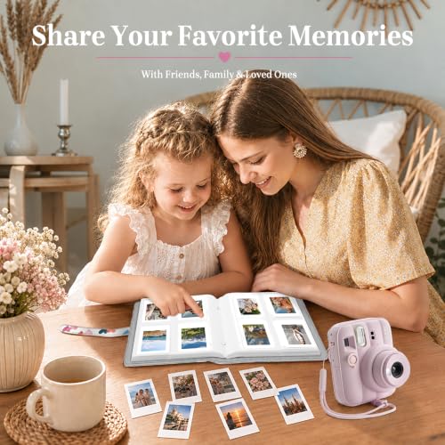 Fintie Photo Album for 2x3 Inch Instax Mini Films Raining Hearts Variation - 320 Pockets