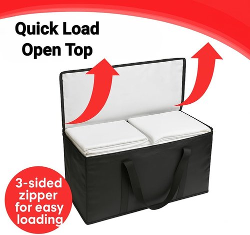 BAG-THAT! Heavy Duty Large Moving Bags - 10-Pack with Strong Zipper & Comfortable Handles