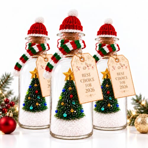 Recordable Christmas Tree Ornament with Bottle - 3 Variations