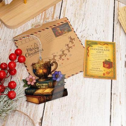 Book Lovers Gifts for Women 2026 - Christmas Book Ornament - Bookish Gifts - Book 2