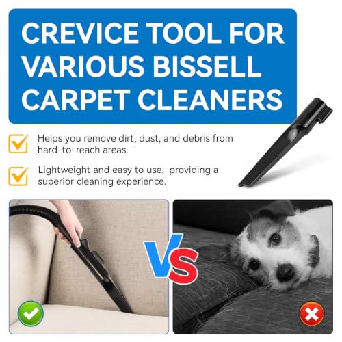 Vacuum Crevice Tool Replacement for Bissell Carpet Cleaners - Slim & Durable