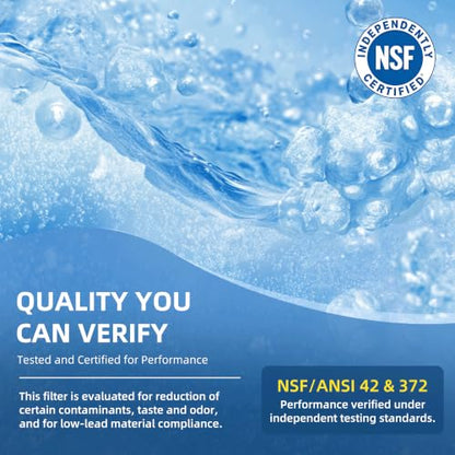 Water Filter Replacement for Kenmore 46-9081 46-9930 NSF Certified 3 Pack