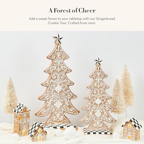MacKenzie-Childs Gingerbread Cookie Tabletop Tree - Large 6in