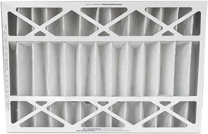 Honeywell FC100A1029 Pleated Air Filter - MERV 11, 16" x 25" x 4" | 2-Pack with Supply Reminder