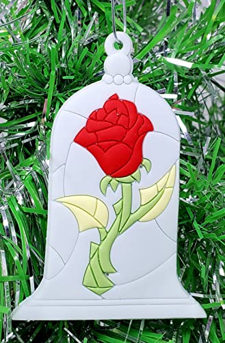 Beauty and The Beast Ornament Set with Princess Belle & Characters - Holiday Decor