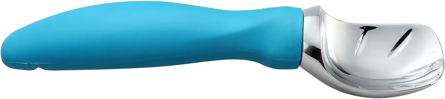 Spring Chef Ice Cream Scoop - Professional Heavy-Duty Scooper with Comfortable Handle | Teal Color