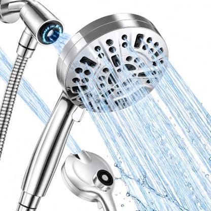Chrome Handheld Mag Shower Head with 10 Modes & Filtered Power Wash - 1.9 GPM