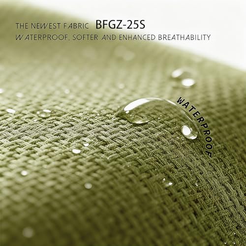 Waterproof Linen Look Rectangle Table Cloth 57x118 Inches Moss Green - Durable & Easy Care