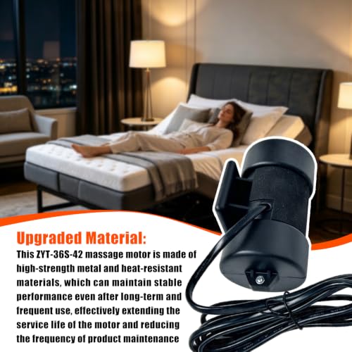 Adjustable Bed Massage Motor Replacement for TempurPedic Sealy Ergo Leggett & Platt