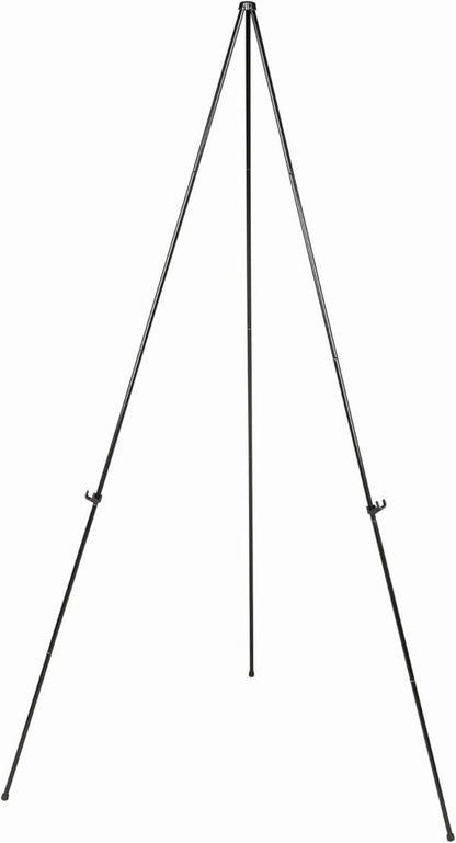 MasterVision Instant Easel - Lightweight Black Steel Design | 61.5" Height for Easy Setup