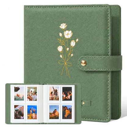 Ovesmusl Green Photo Album for Polaroid Hi-Print 2x3 and Snap - 320 Photos