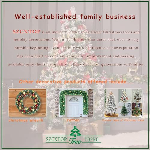 4ft Pre-lit Artificial Christmas Tree with LED Lights, Berries & Pinecones