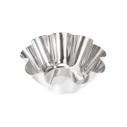 DOITOOL 6pcs Flower Tart Pans Tart Mold Stainless Steel Tart Pans Non-stick Tart Pans Tart Muffin Cup