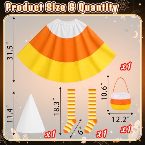 Halloween Candy Corn Costume for Adult Women - Costumes & Accessories