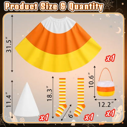 Halloween Candy Corn Costume for Adult Women - Costumes & Accessories