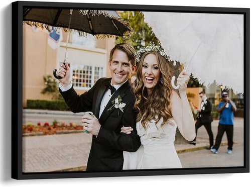 Framed Canvas Prints - Personalized Photo Wall Art | 14x11 Inches - Perfect Gift Option