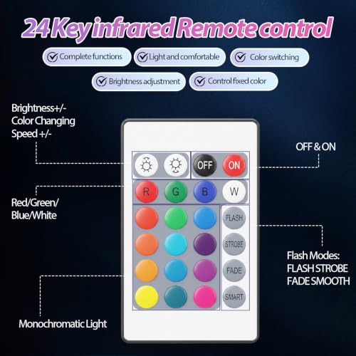 Christmas LED Light Kit with Acrylic Tree Bases - 6 Sets