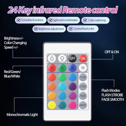 Christmas LED Light Kit with Acrylic Tree Bases - 6 Sets