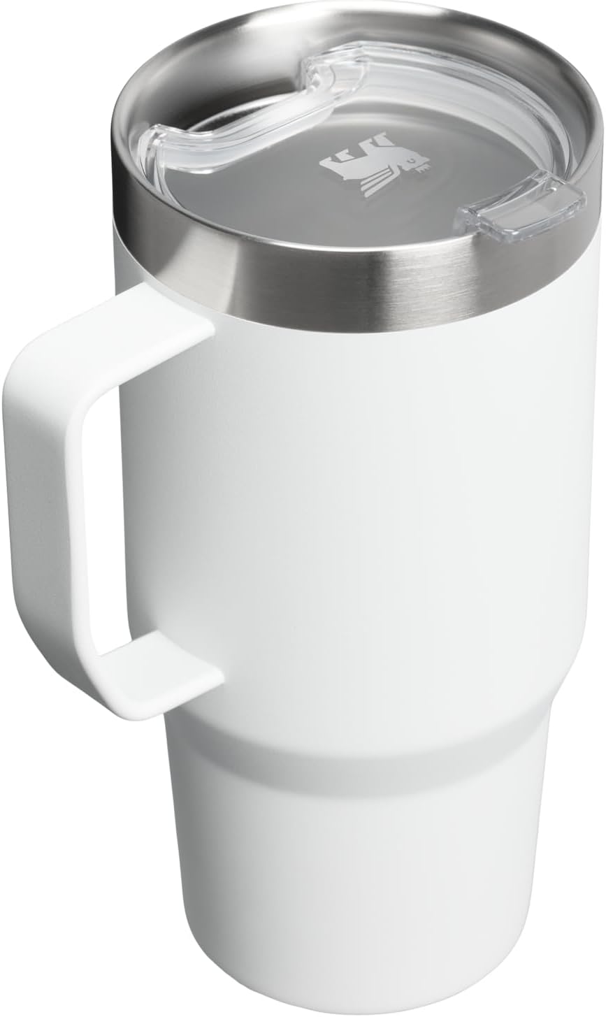 STANLEY Everyday Suburban Mug - 24 oz Insulated Stainless Steel Coffee Cup with Drink Through Lid - BPA-Free, Frost