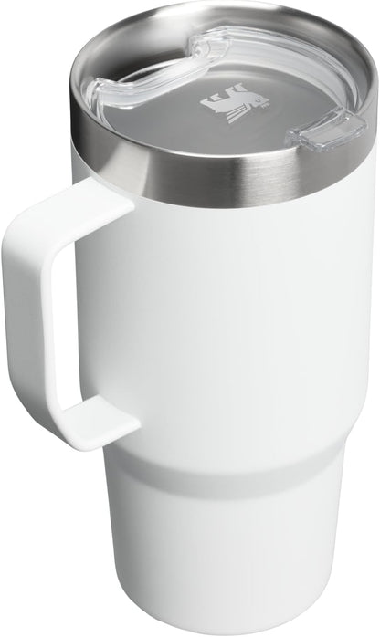 STANLEY Everyday Suburban Mug - 24 oz Insulated Stainless Steel Coffee Cup with Drink Through Lid - BPA-Free, Frost