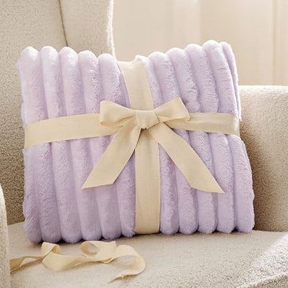 Bedsure GentleSoft Light Brown Full Blanket for Couch - Cozy Soft Blankets for Women, Cute Small Fleece Throws for Girls, Birthday Gifts for Women Decor Gifts for Mom, 84x90 Inches