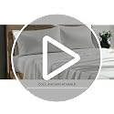 DKNY Matte Satin Pillowcase Set - Soft & Silky Linen Beige, Standard, 2 Pieces