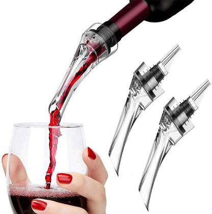 Wine Pourer 2pcs Premium Wine Aerator Pourer Professional Quality Wine Aerator Pourer Spout 2 Packs
