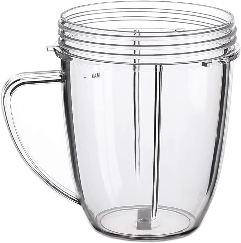 Nutribullet Replacement Cups - Compatible 600W & 900W Blenders | Set of 2, 18oz Mugs