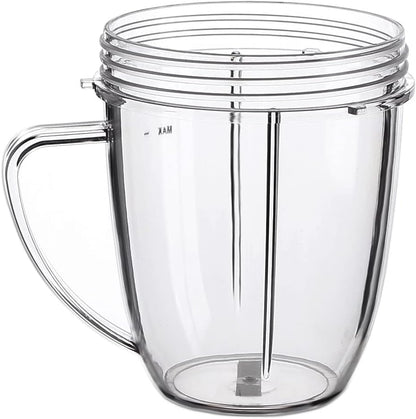 Nutribullet Replacement Cups - Compatible 600W & 900W Blenders | Set of 2, 18oz Mugs