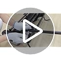 48-Inch Tow Behind Lawn Sweeper with 16 Cu.Ft Capacity and Adjustable Brush - Black